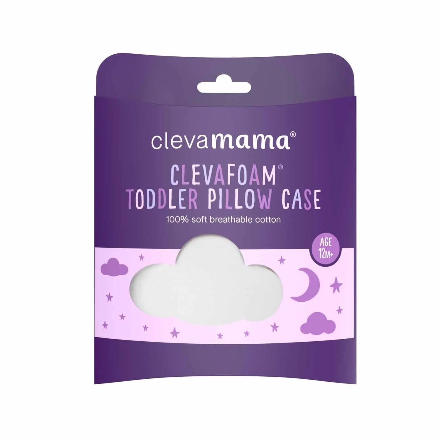 Clevafoam Toddler Pillow Case White - ClevaMama