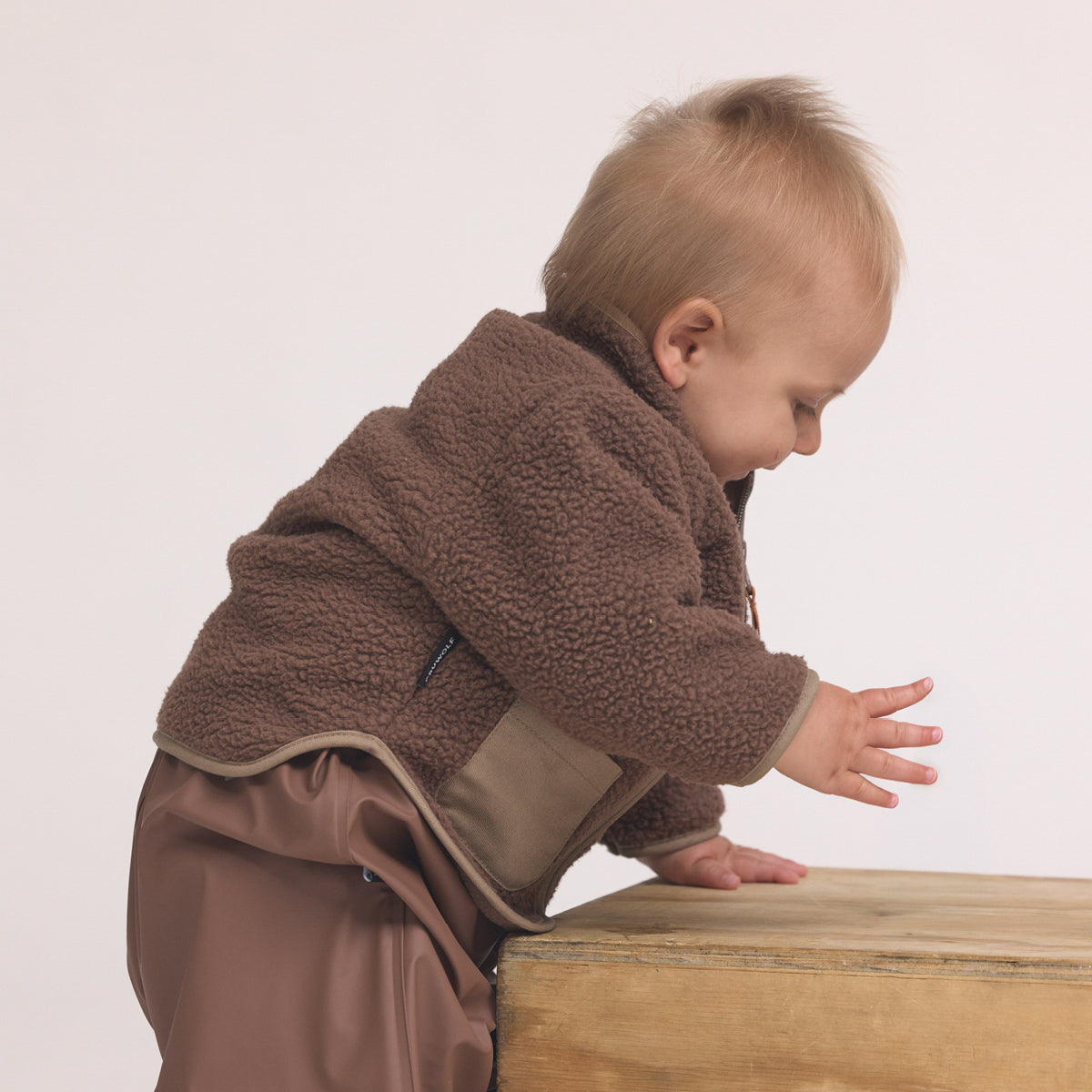 Baby Sherpa Jacket 1YR Pinecone - Crywolf