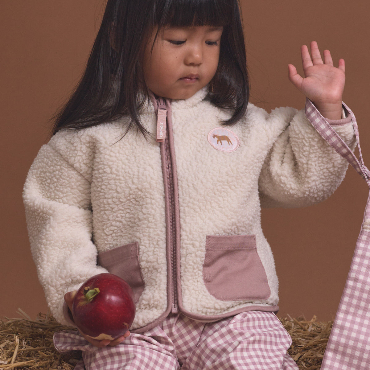Baby Sherpa Jacket 1YR Powder - Crywolf