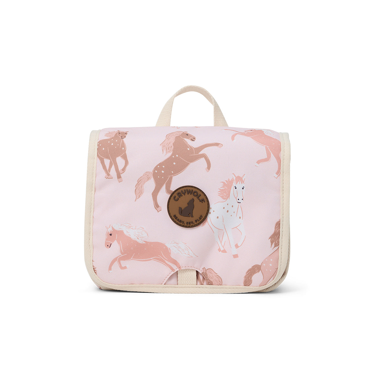 Hanging Toiletry Bag Blush Ponies - Crywolf