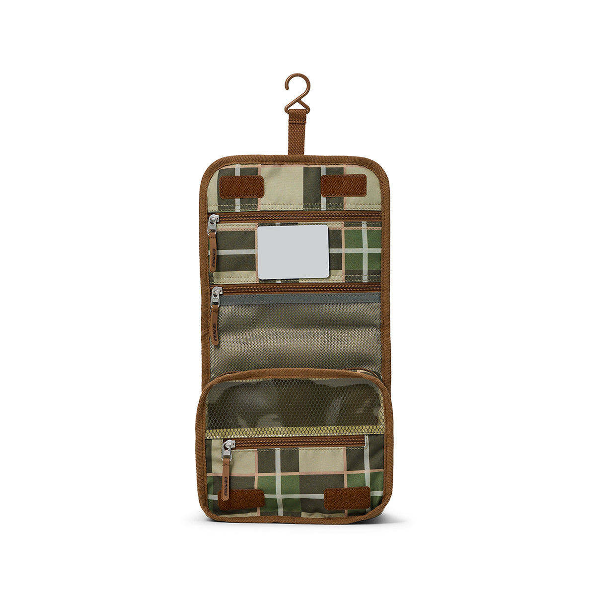 Hanging Toiletry Bag Field Plaid - Crywolf