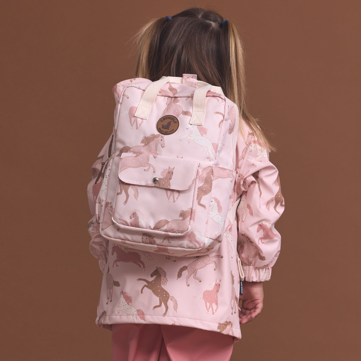 Crywolf Mini Backpack -Blush Ponies | Kids Bags | Dimples NZ