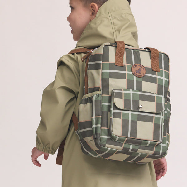 Crywolf Mini Backpack - Field Plaid | Kids Bags | Dimples NZ