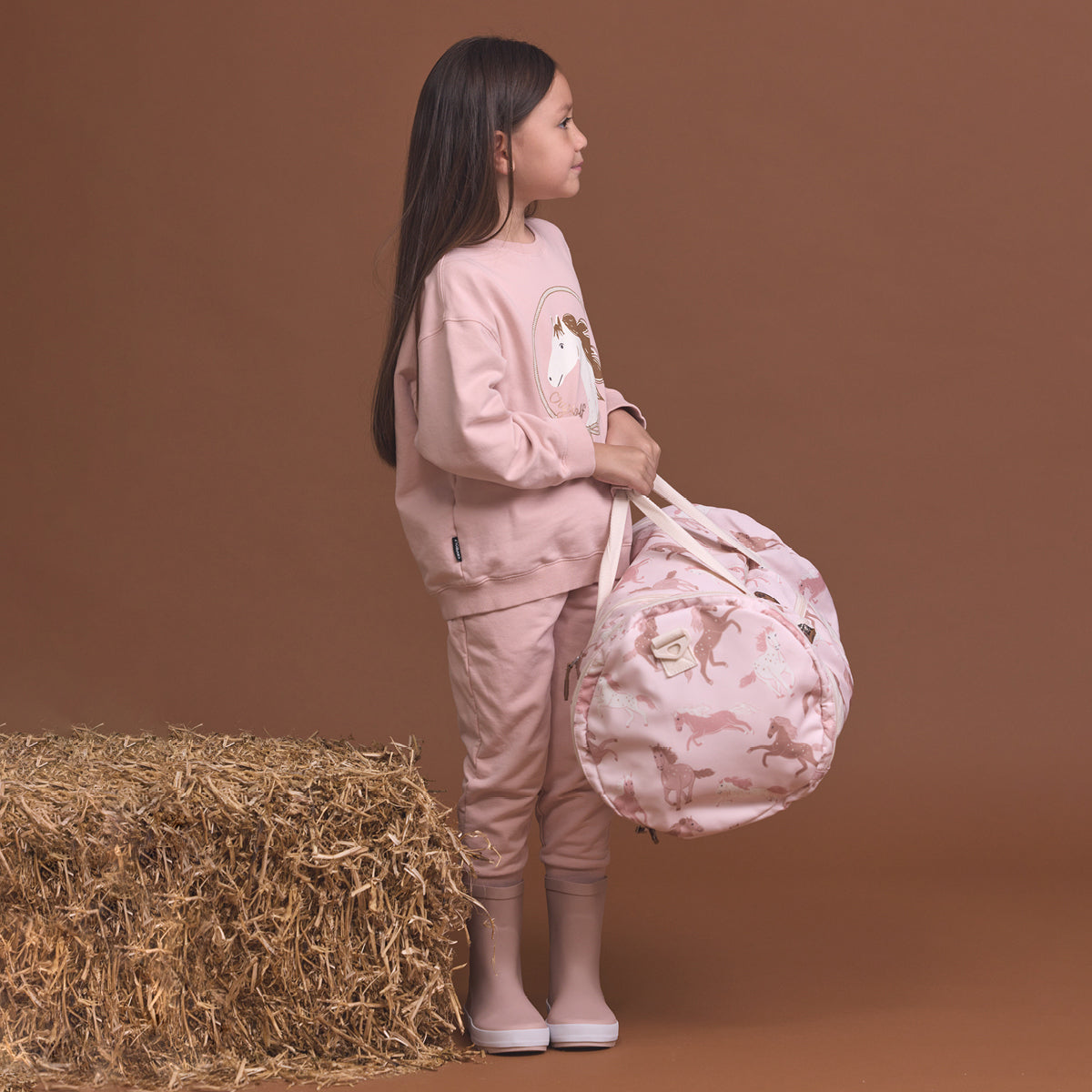 Packable Duffel Bag Blush Ponies - Crywolf