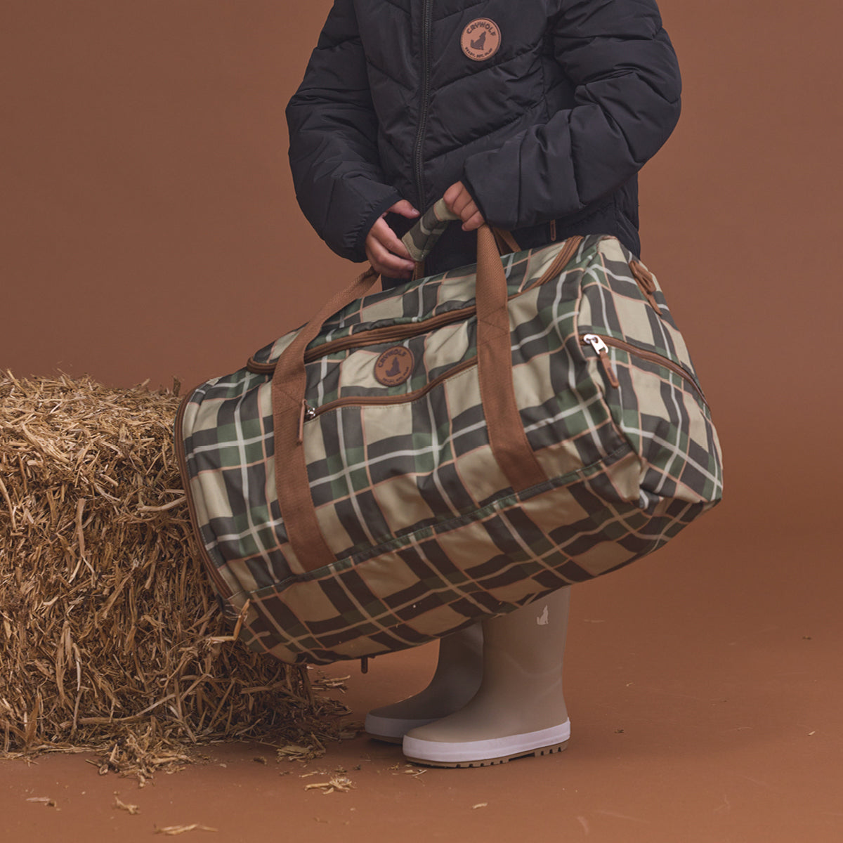 Packable Duffel Bag Field Plaid - Crywolf