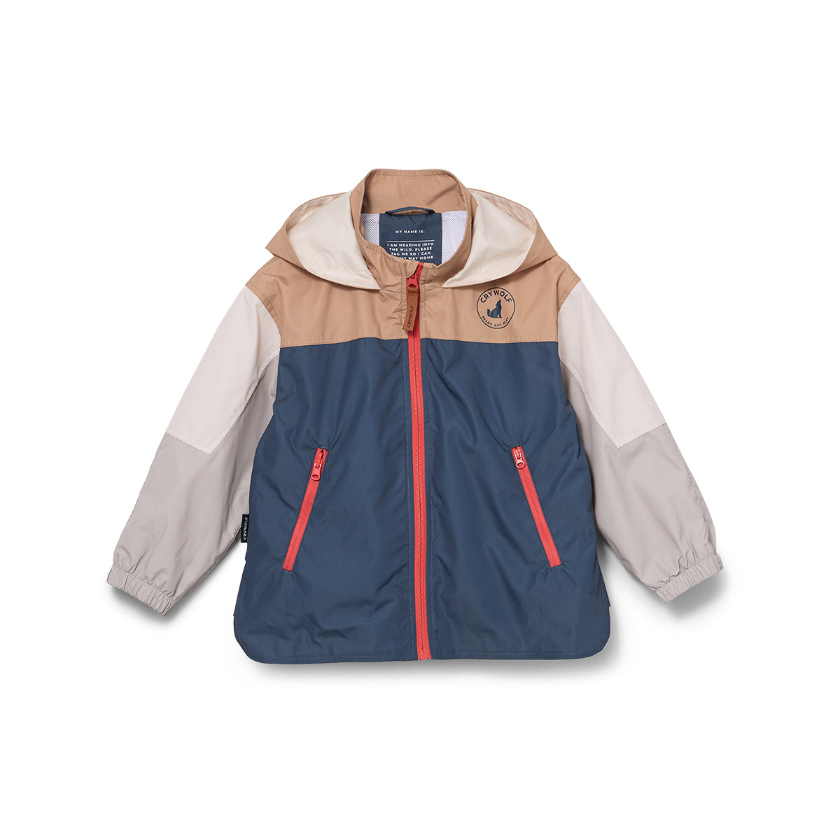 Packable Jacket 1YR Ash Colourblock - Crywolf