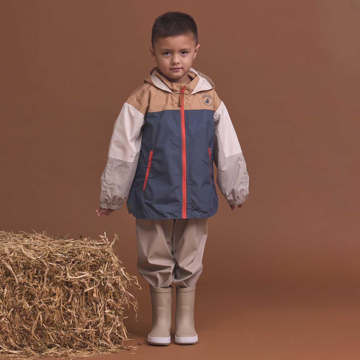 Packable Jacket 1YR Ash Colourblock - Crywolf