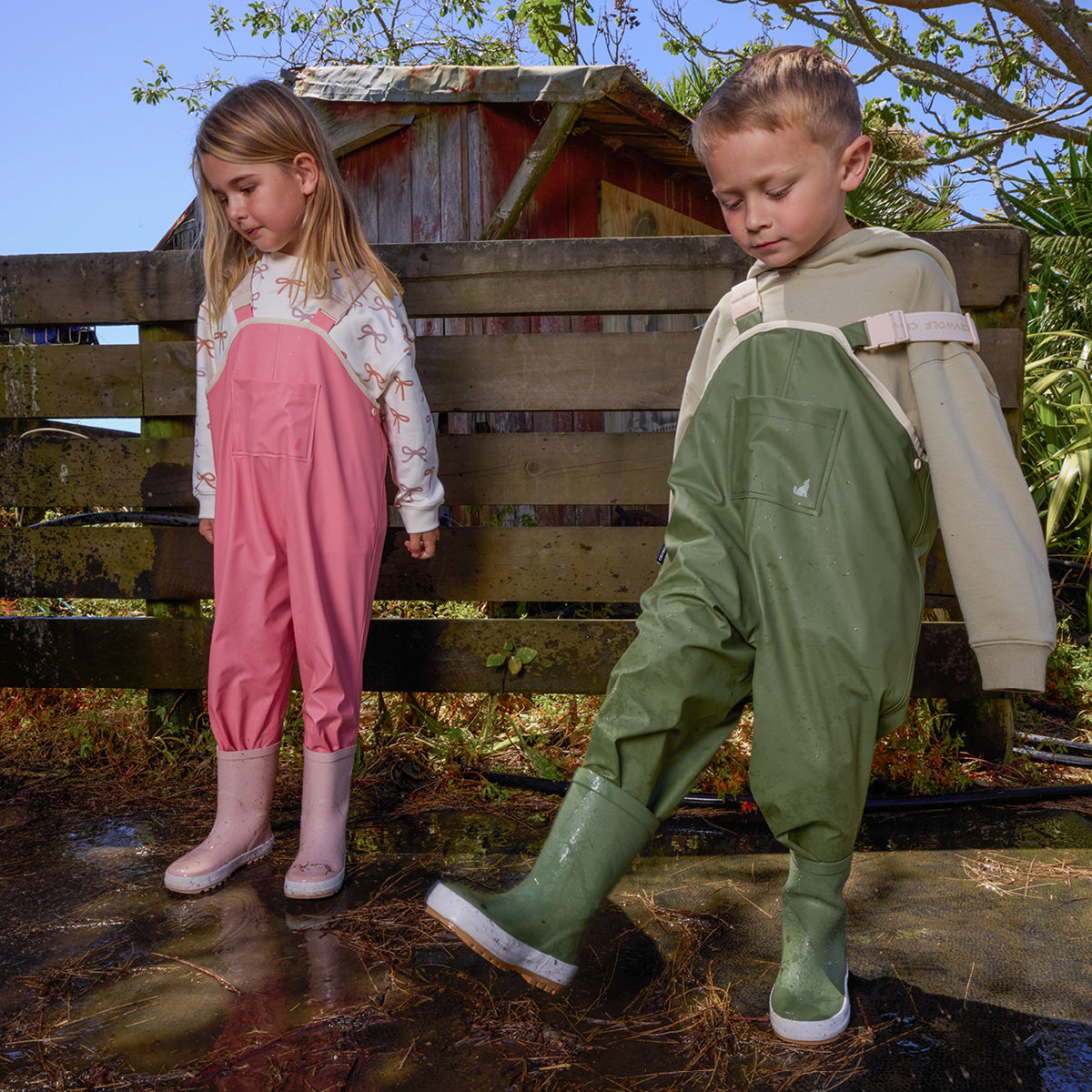 Rain Boots 21 Olive - Crywolf