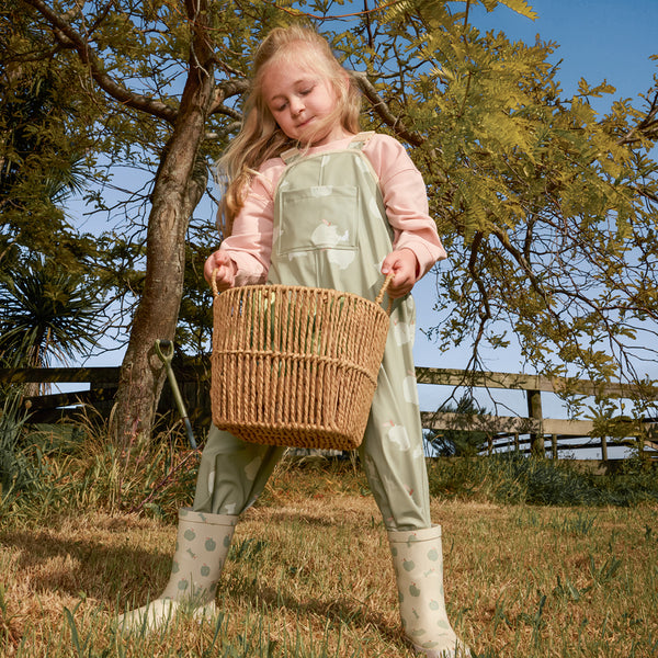 Crywolf Rain Overalls | Apple Grove Waterproof Kids Gear | Dimples