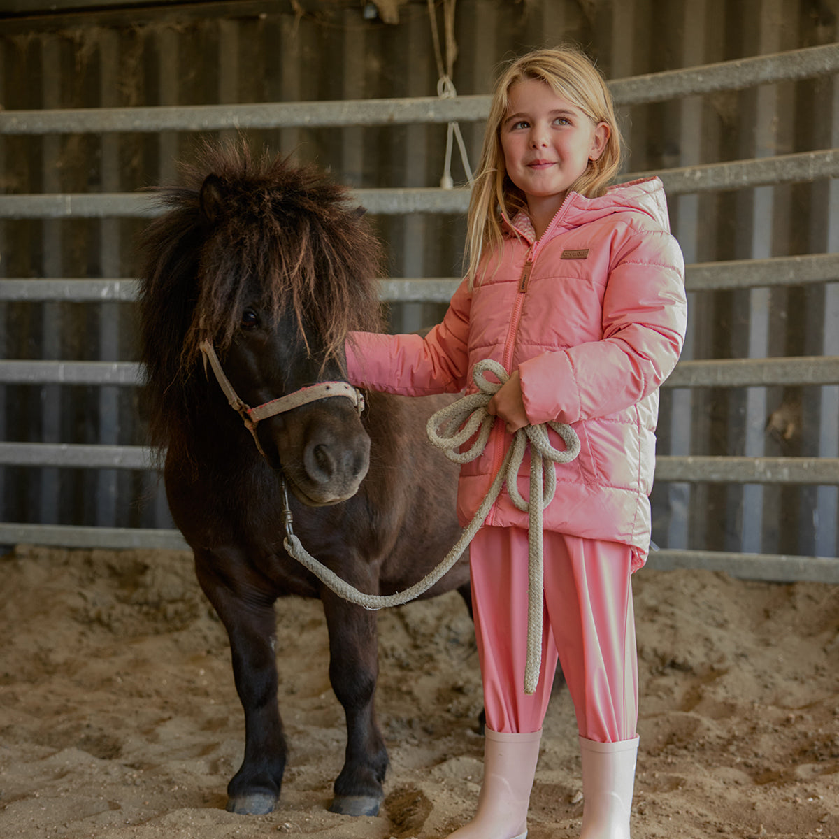 Reversible Eco-Puffer 1YR Rose Gingham - Crywolf