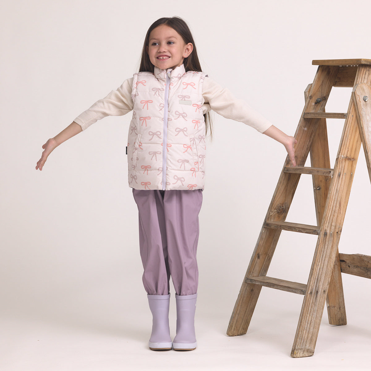Reversible Eco-Vest 1YR Bows - Crywolf