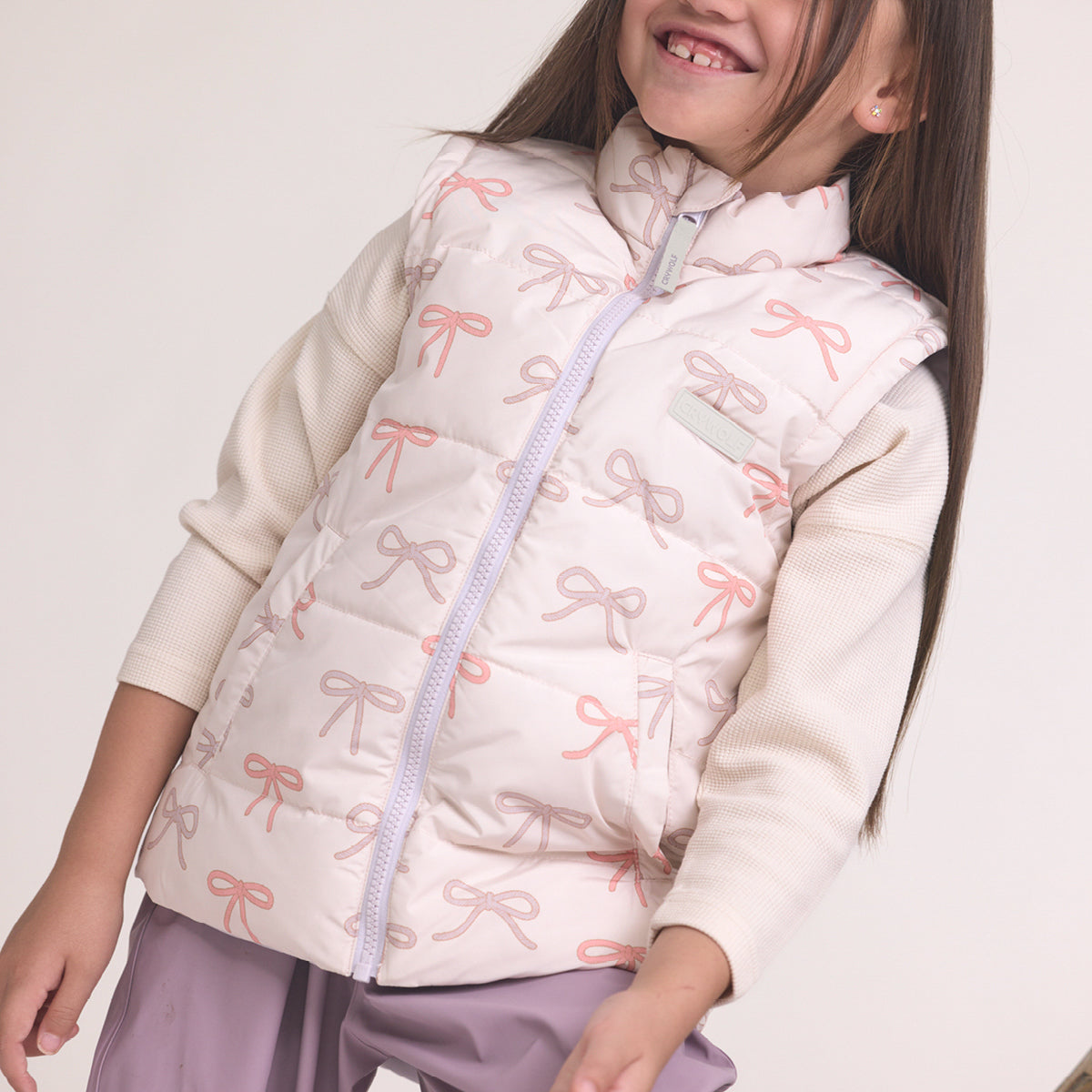Reversible Eco-Vest 1YR Bows - Crywolf