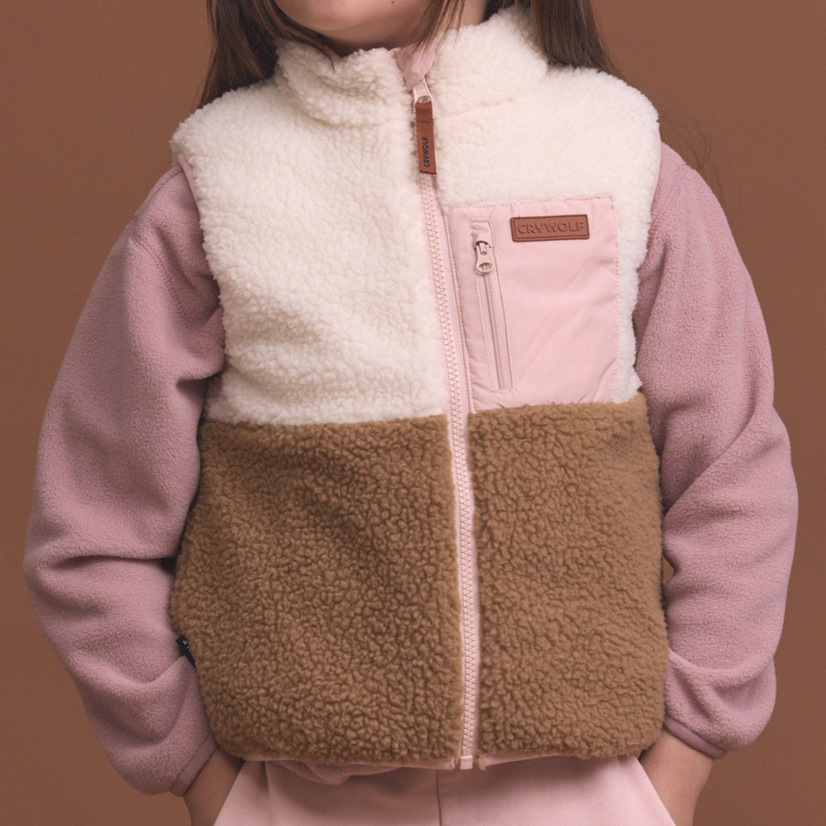 Reversible Yeti Vest 1YR Harvest Colourblock - Crywolf