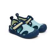 EU20 / Ocean Colourblock Aqua Sandal - Crywolf