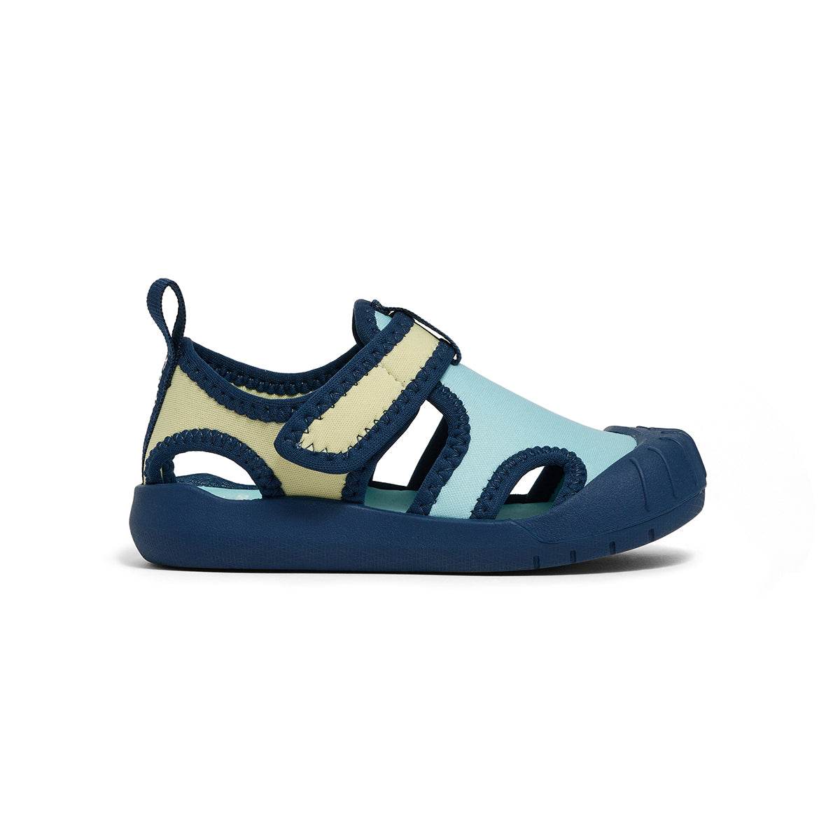 EU20 / Ocean Colourblock Aqua Sandal - Crywolf