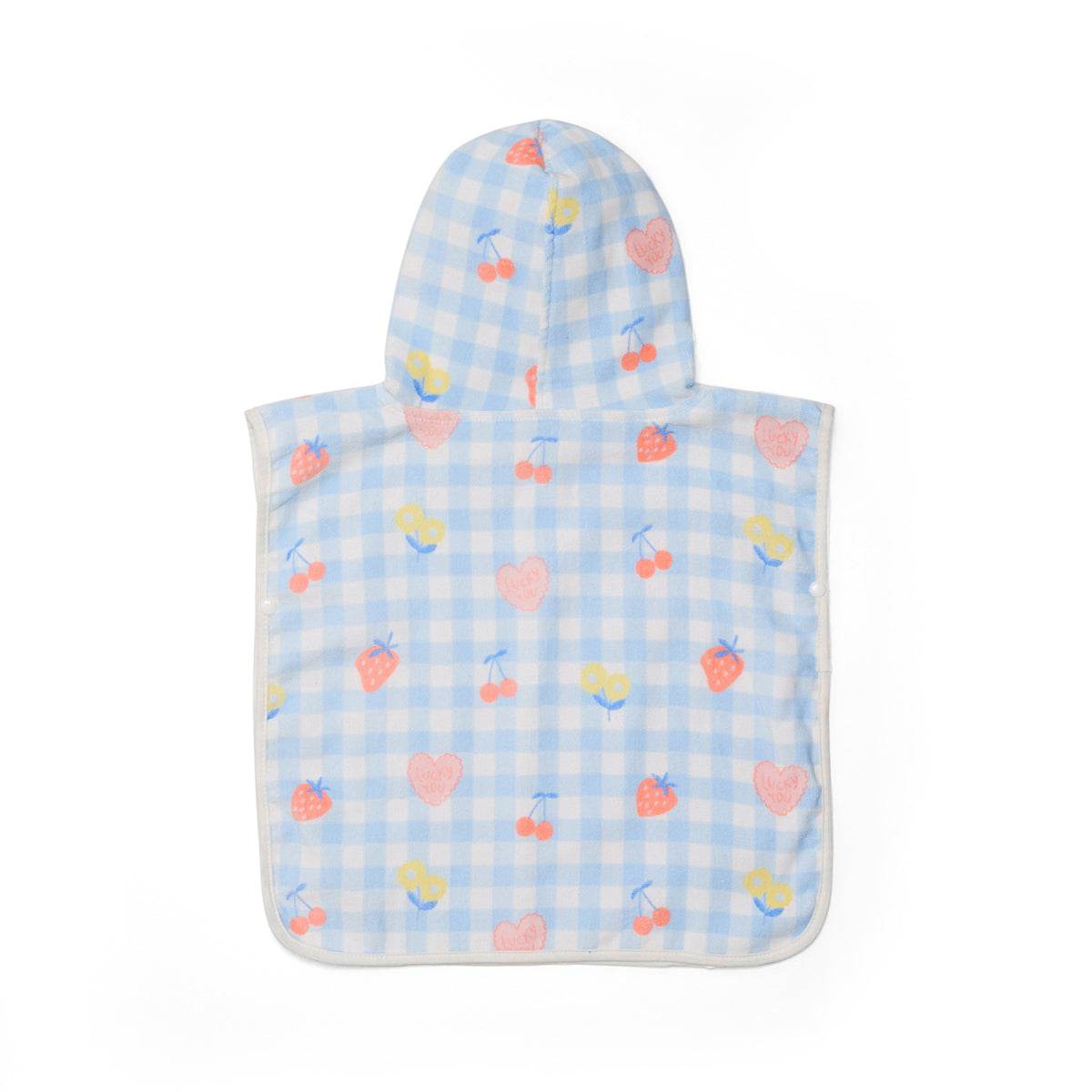 OS / Lucky Picnic Baby Hooded Towel - Crywolf