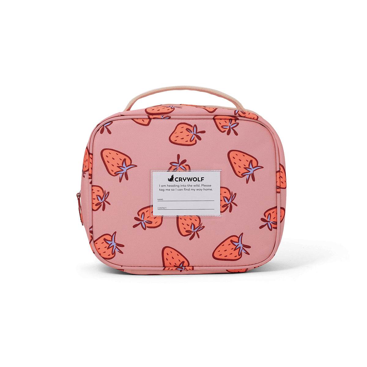 OS / Strawberry Splash Everyday Lunch Bag - Crywolf