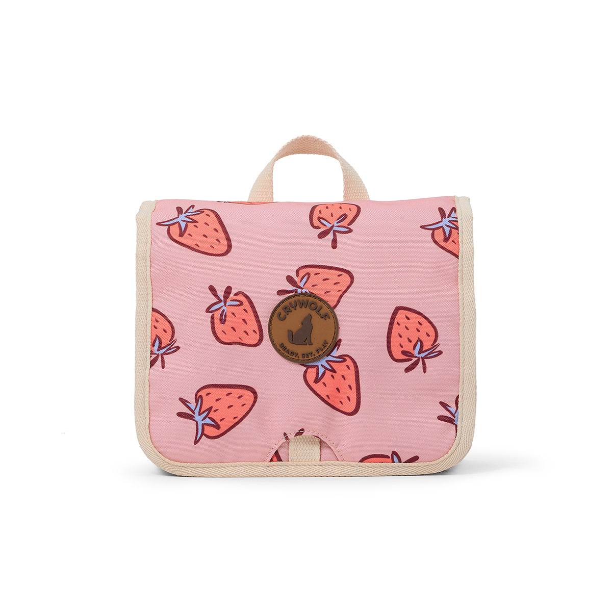 OS / Strawberry Splash Hanging Toiletry Bag - Crywolf