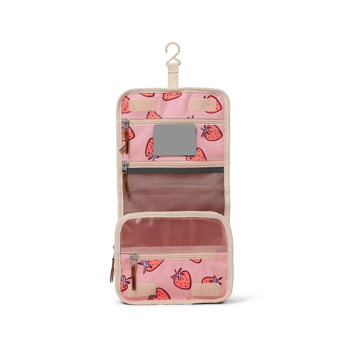 OS / Strawberry Splash Hanging Toiletry Bag - Crywolf