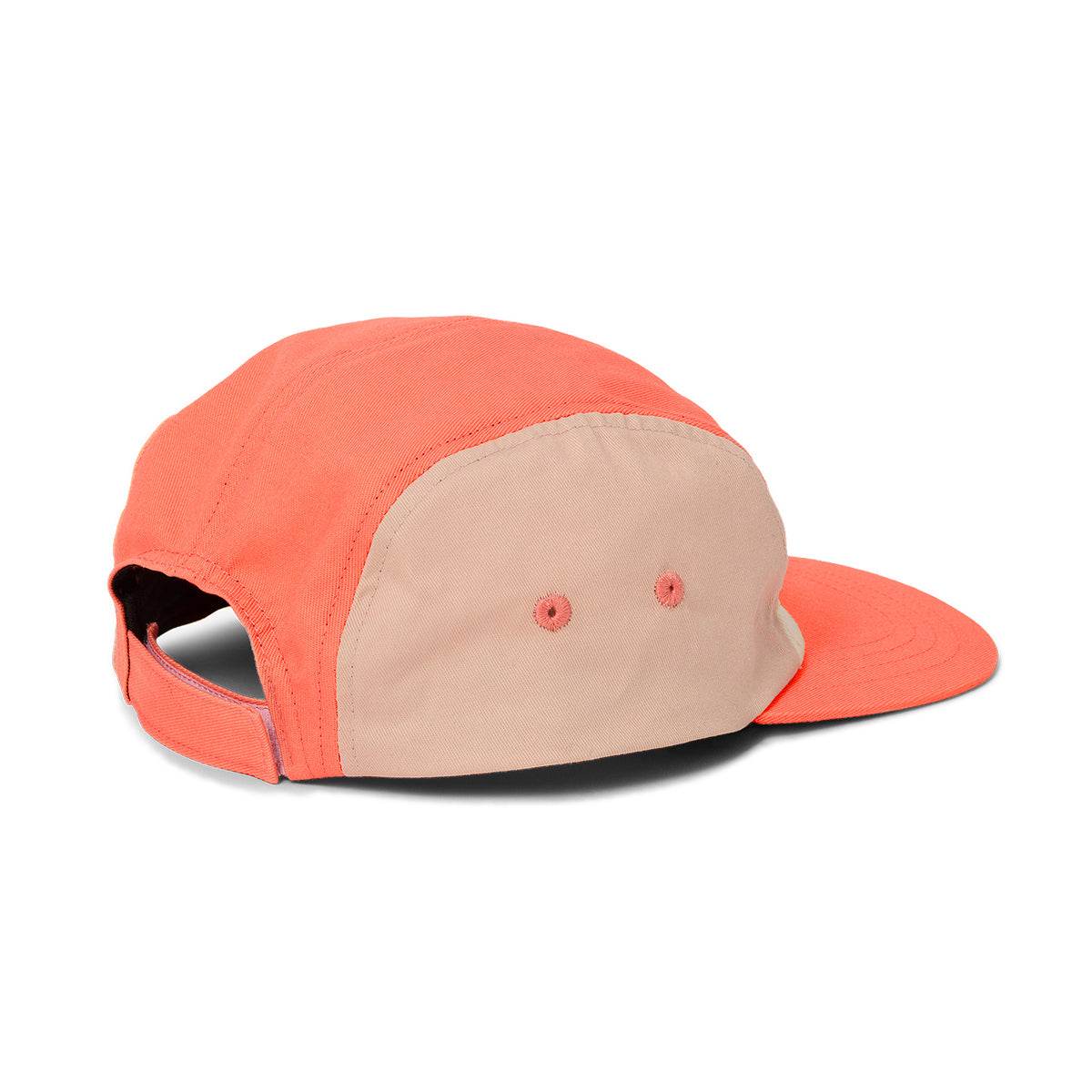 S / Coral Colourblock Lucky Cap - Crywolf