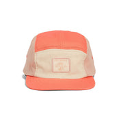 S / Coral Colourblock Lucky Cap - Crywolf