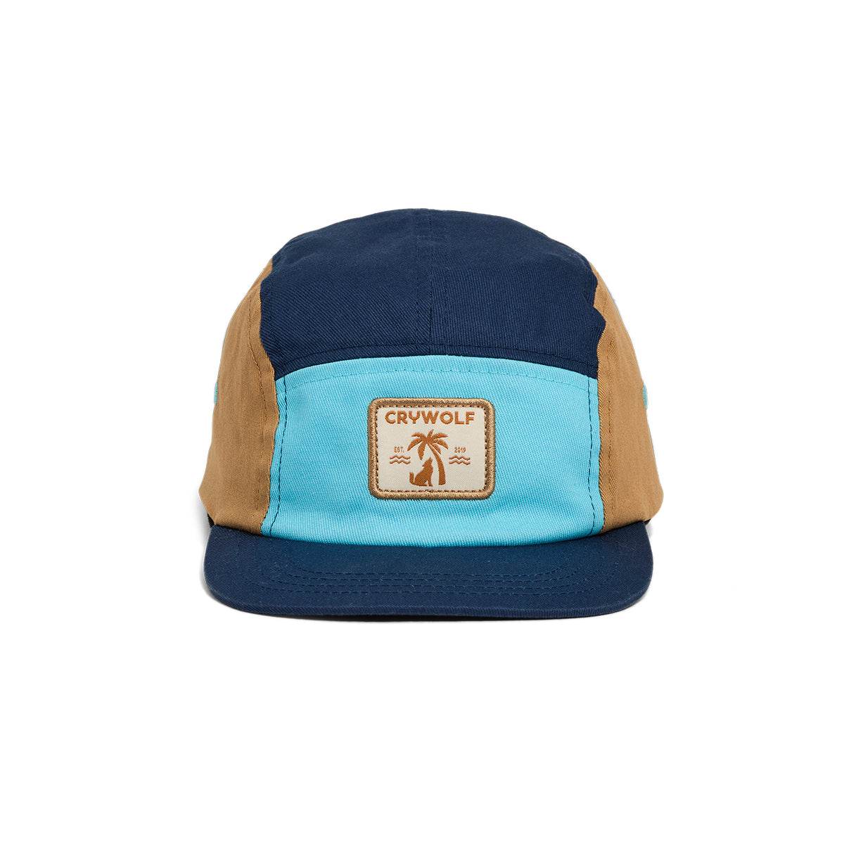 S / Navy Colourblock Lucky Cap - Crywolf
