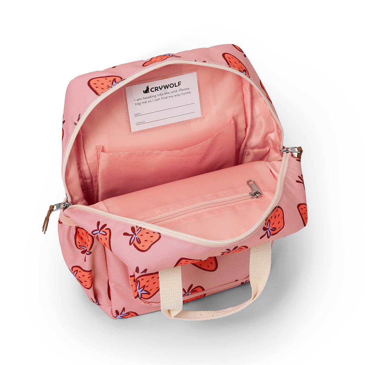 OS / Strawberry Splash Mini Backpack - Crywolf