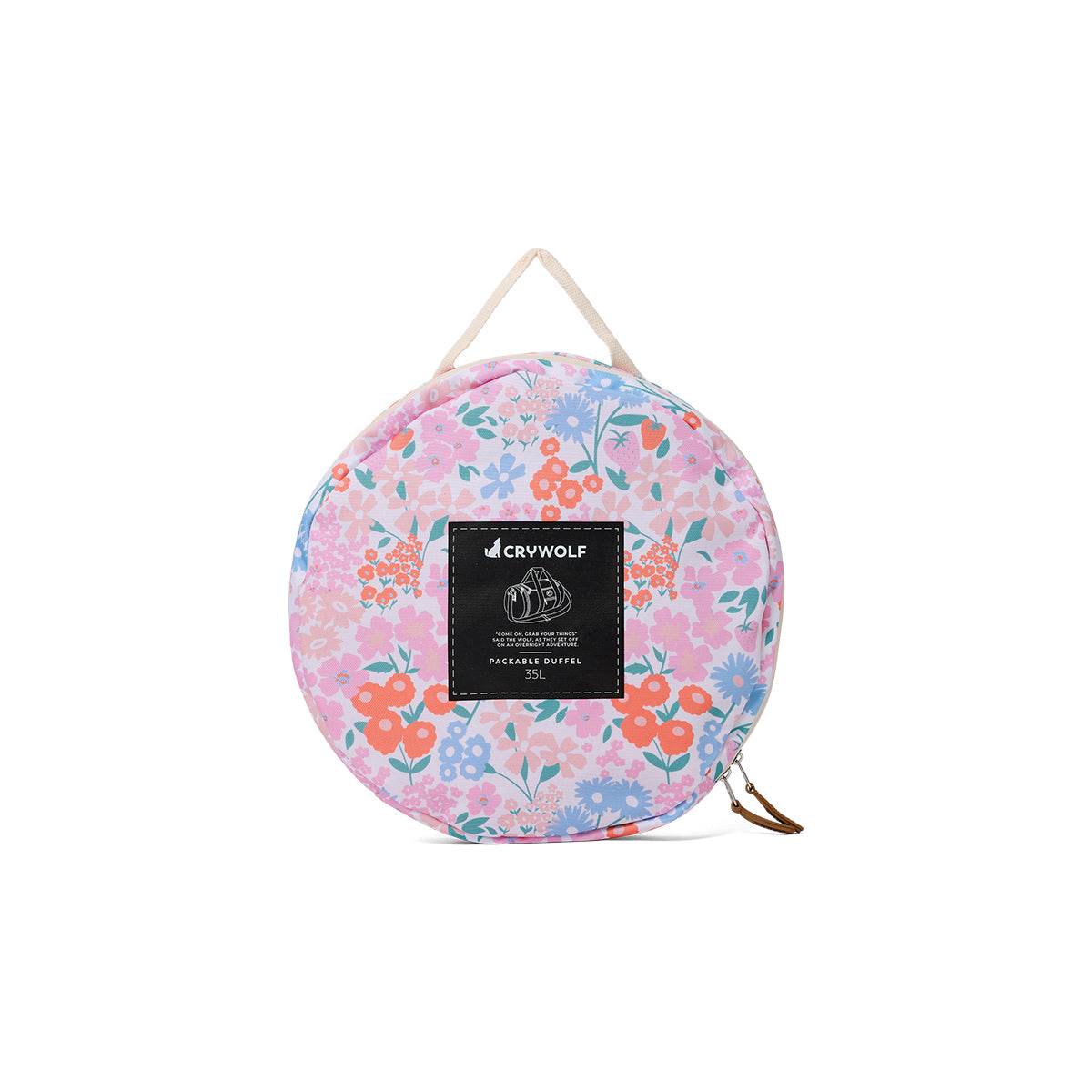 OS / Berry Garden Packable Duffel Bag - Crywolf