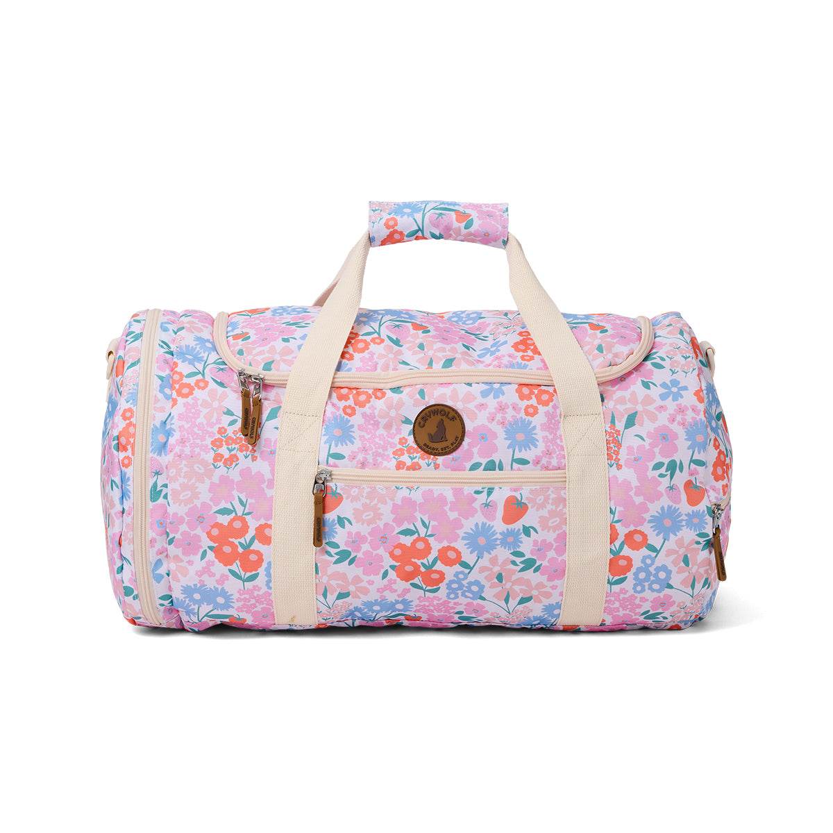 OS / Berry Garden Packable Duffel Bag - Crywolf
