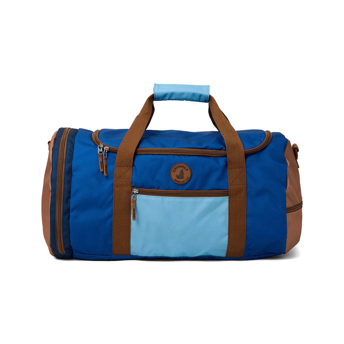 OS / Deep Sea Colourblock Packable Duffel Bag - Crywolf
