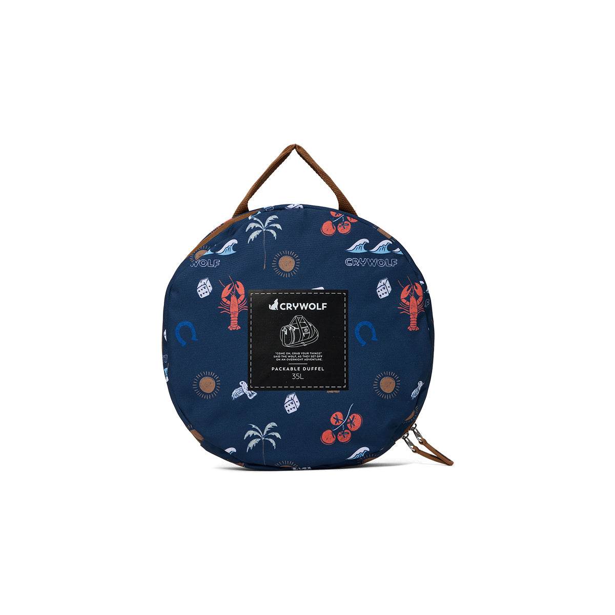 OS / Lucky Days Packable Duffel Bag - Crywolf