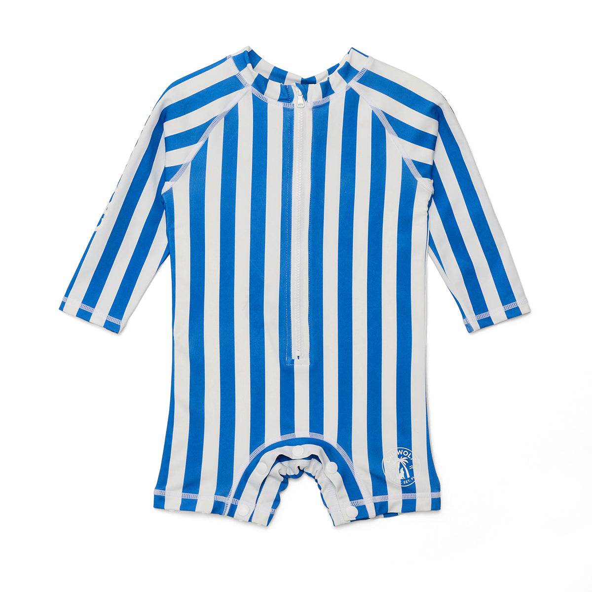 1yr / Deep Sea Stripe Rash Suit - Crywolf