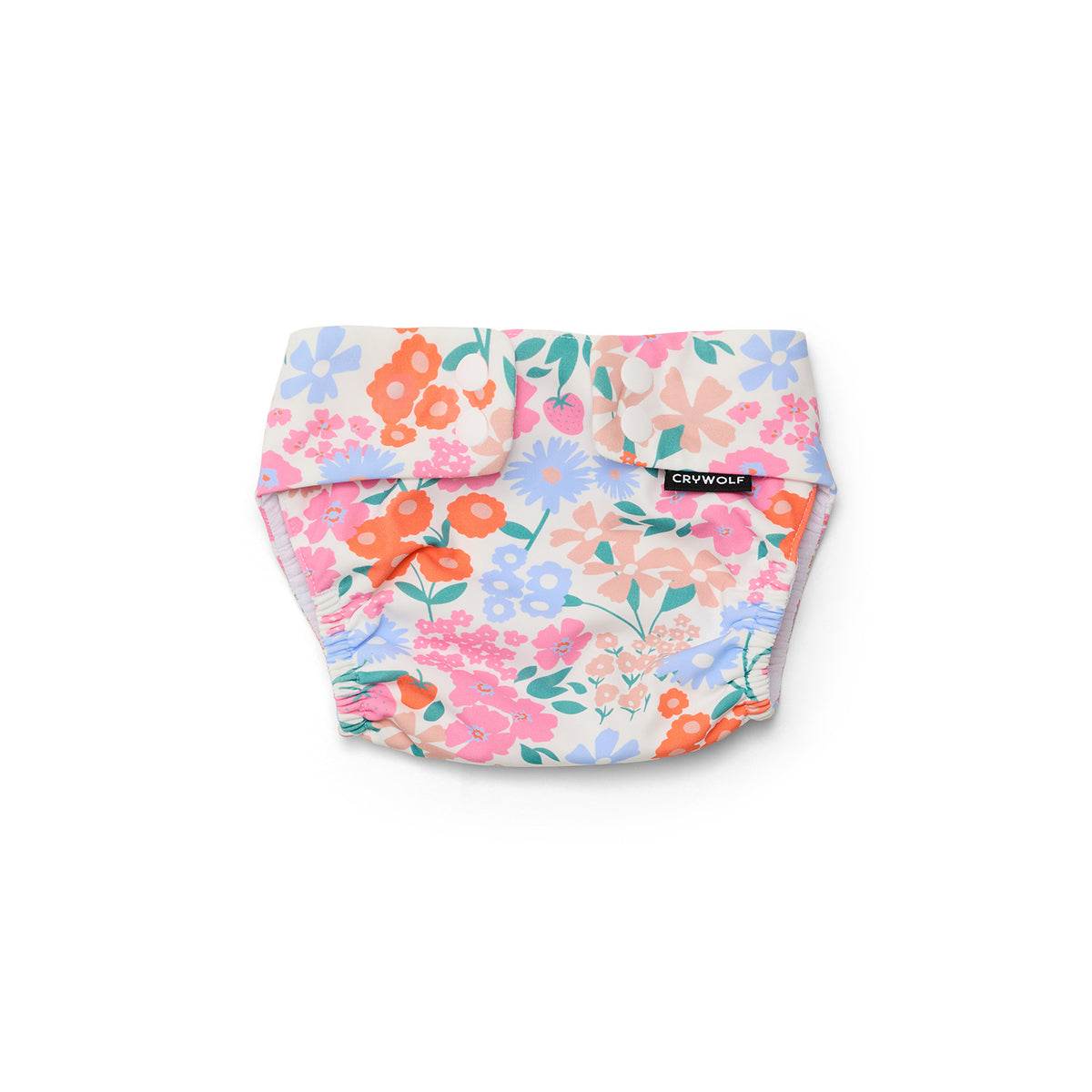 0-1yr / Berry Garden Reusable Swim Nappy - Crywolf