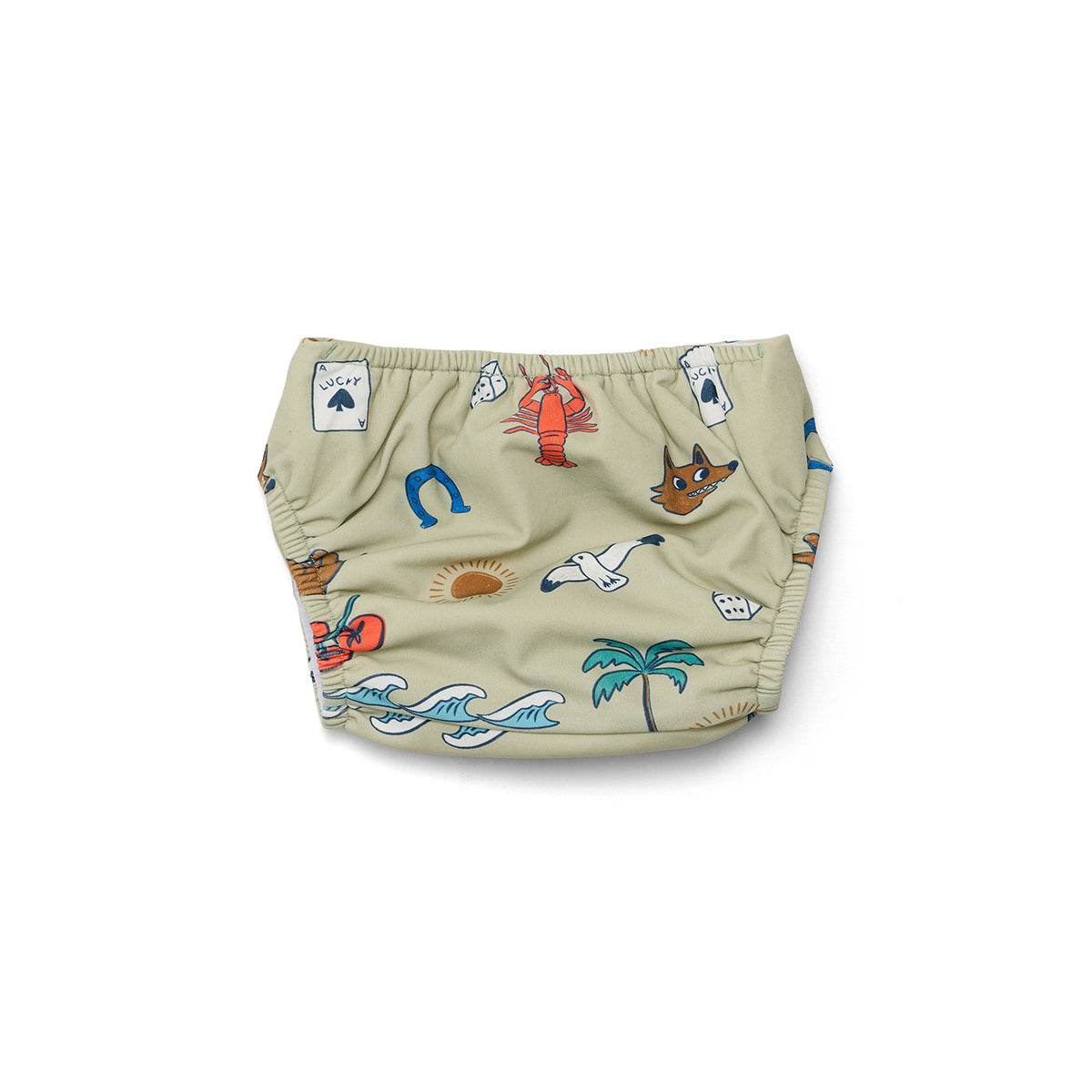 0-1yr / Days Sage Reusable Swim Nappy - Crywolf