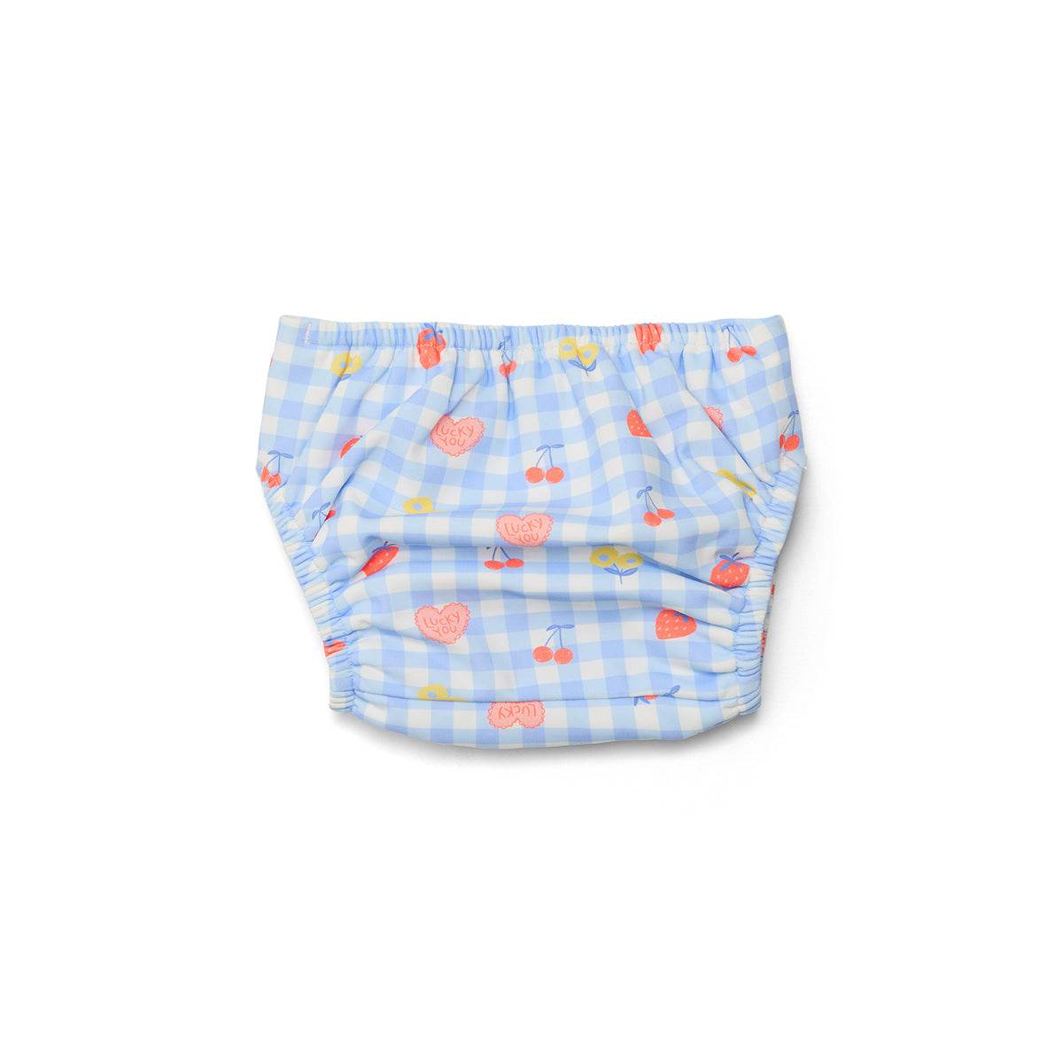 0-1yr / Lucky Picnic Reusable Swim Nappy - Crywolf