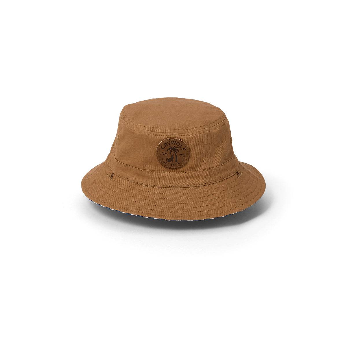 S / Deep Sea Stripe Reversible Bucket Hat - Crywolf