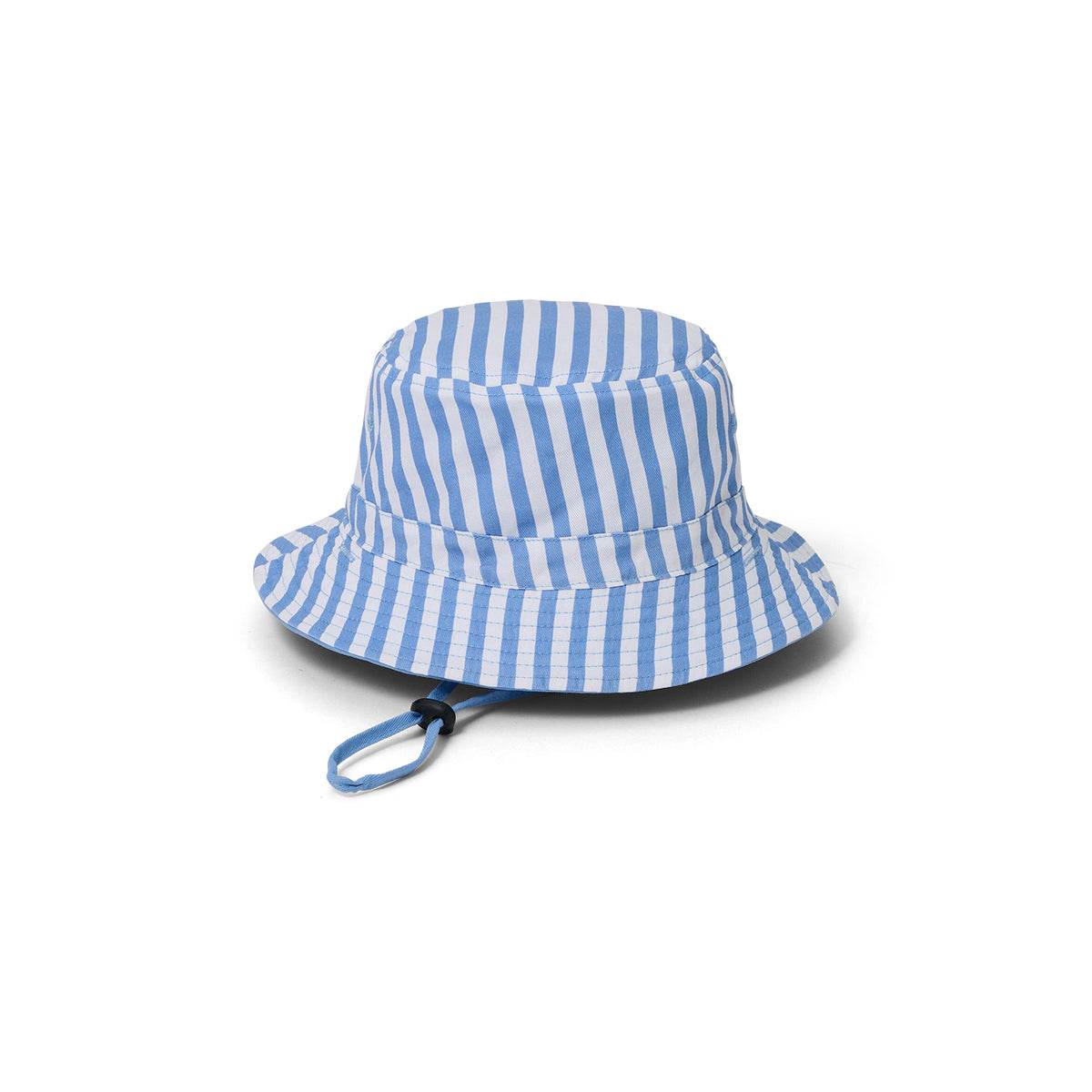 S / Sky Blue Stripe Reversible Bucket Hat - Crywolf