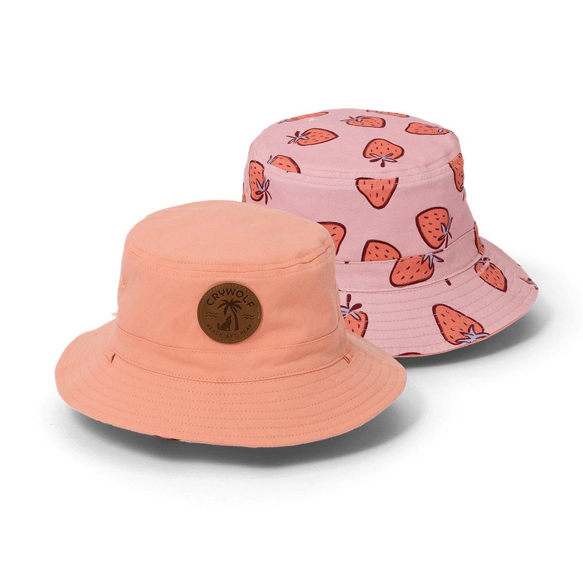 M / Strawberry Splash Reversible Bucket Hat - Crywolf