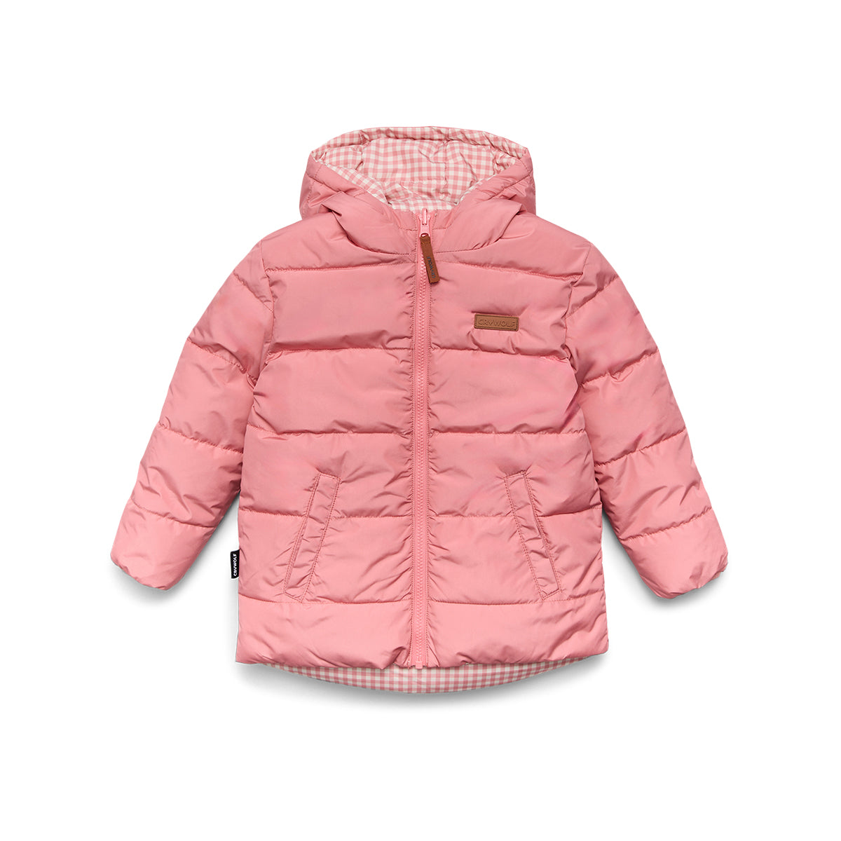 Reversible Eco-Puffer 1YR Rose Gingham - Crywolf
