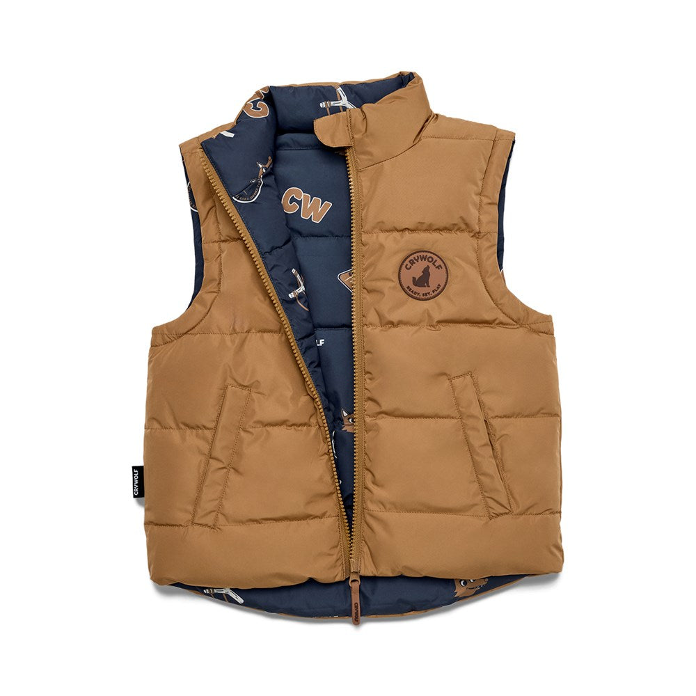 Reversible Vest - Crywolf - Dimples