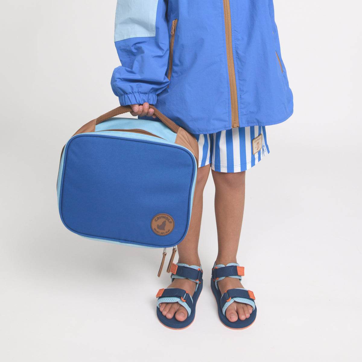 OS / Deep Sea Colourblock Everyday Lunch Bag - Crywolf