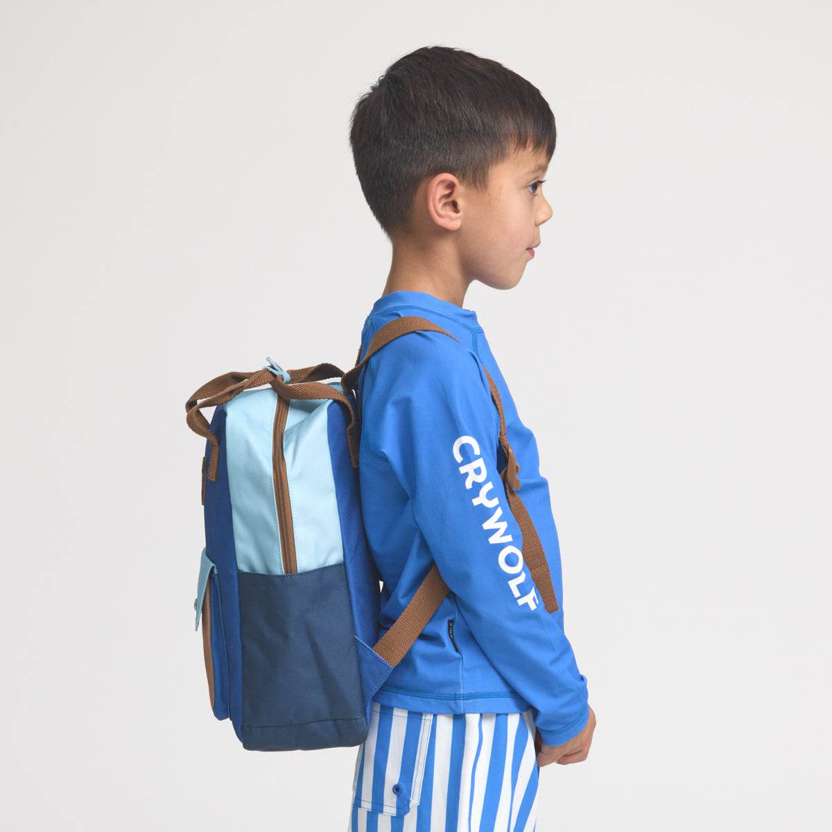 OS / Deep Sea Colourblock Mini Backpack - Crywolf