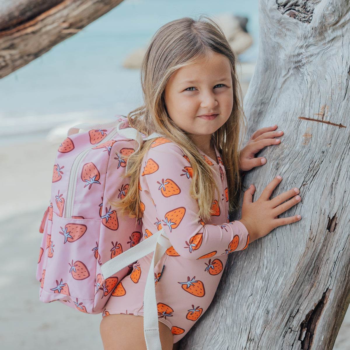 OS / Strawberry Splash Mini Backpack - Crywolf