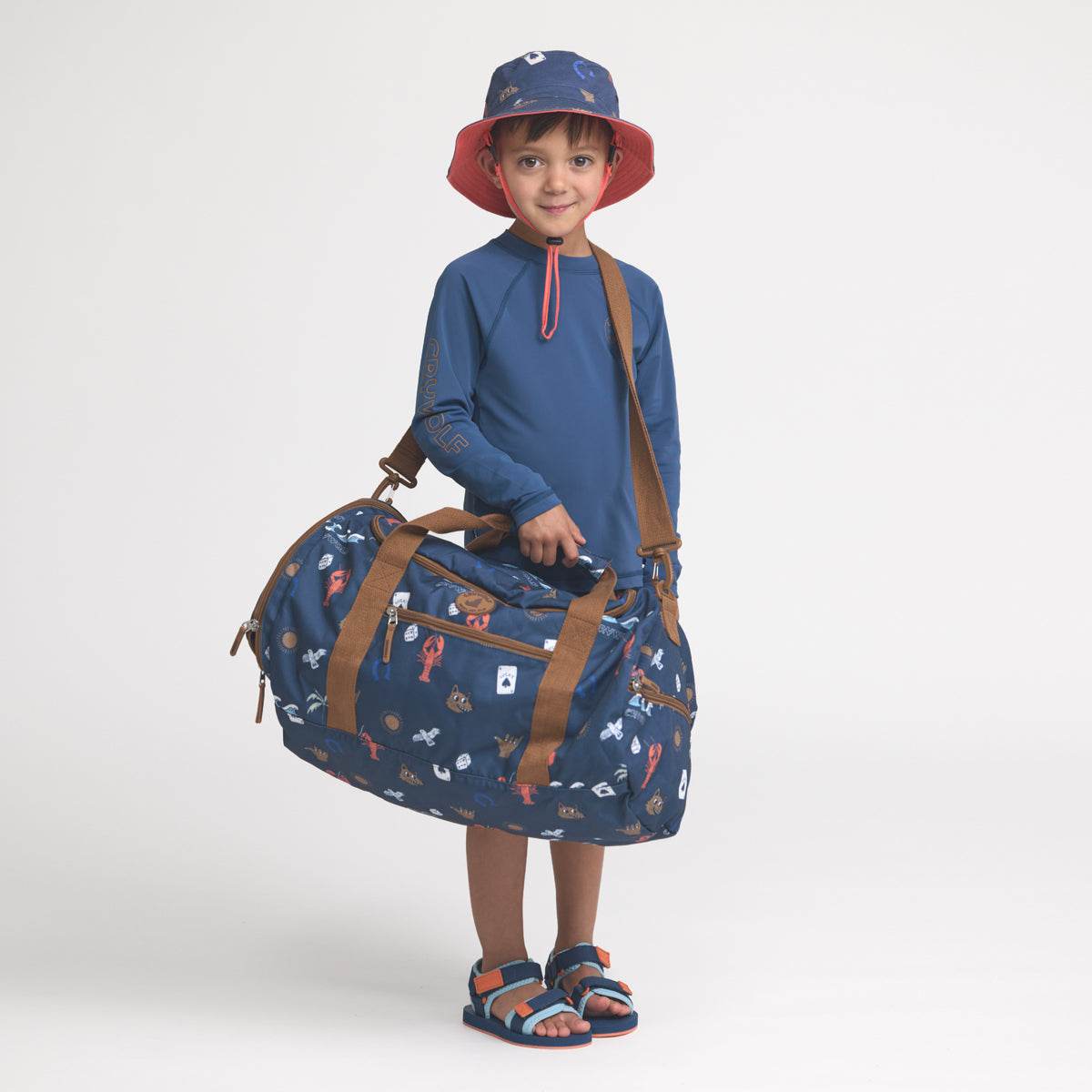 OS / Lucky Days Packable Duffel Bag - Crywolf
