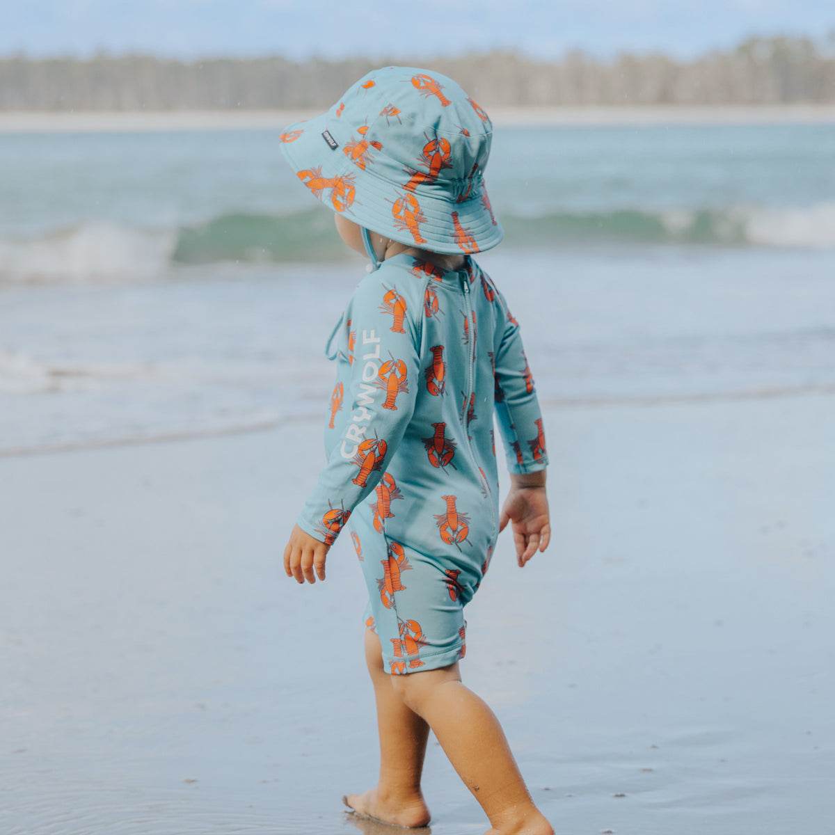 1yr / Little Lobsters Rash Suit - Crywolf
