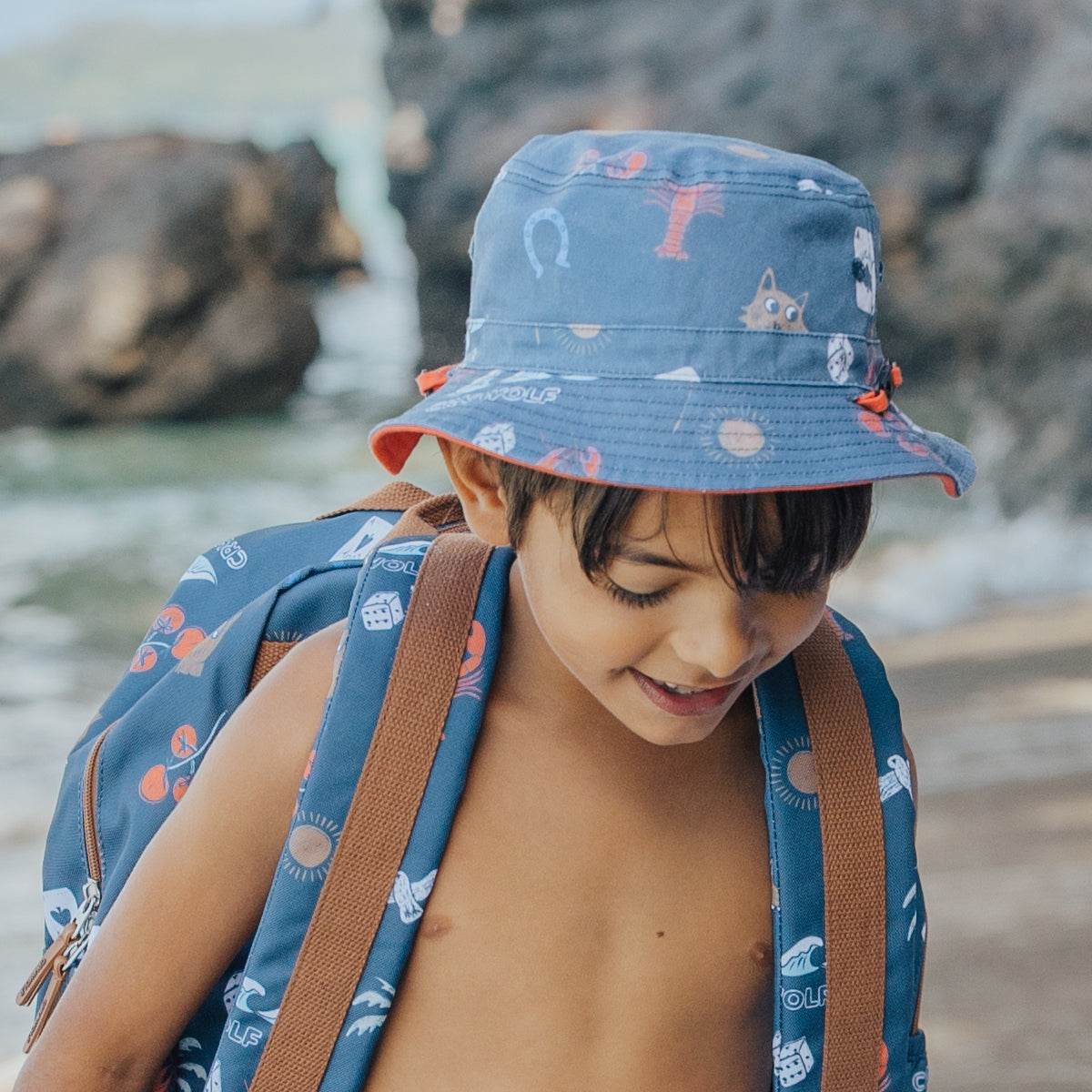 S / Lucky Days Reversible Bucket Hat - Crywolf