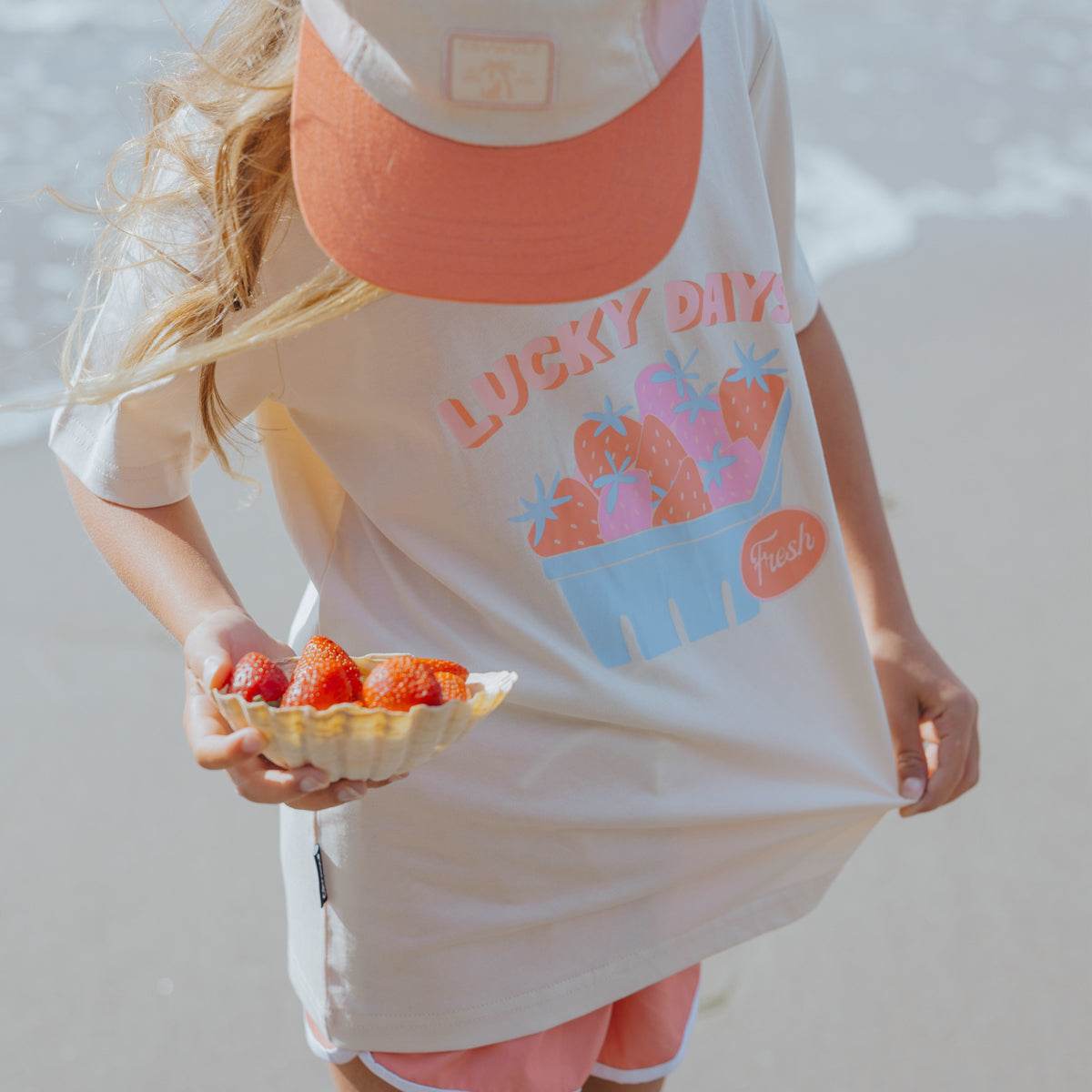 1yr / Strawberries Scratch n Smell T-shirt - Crywolf