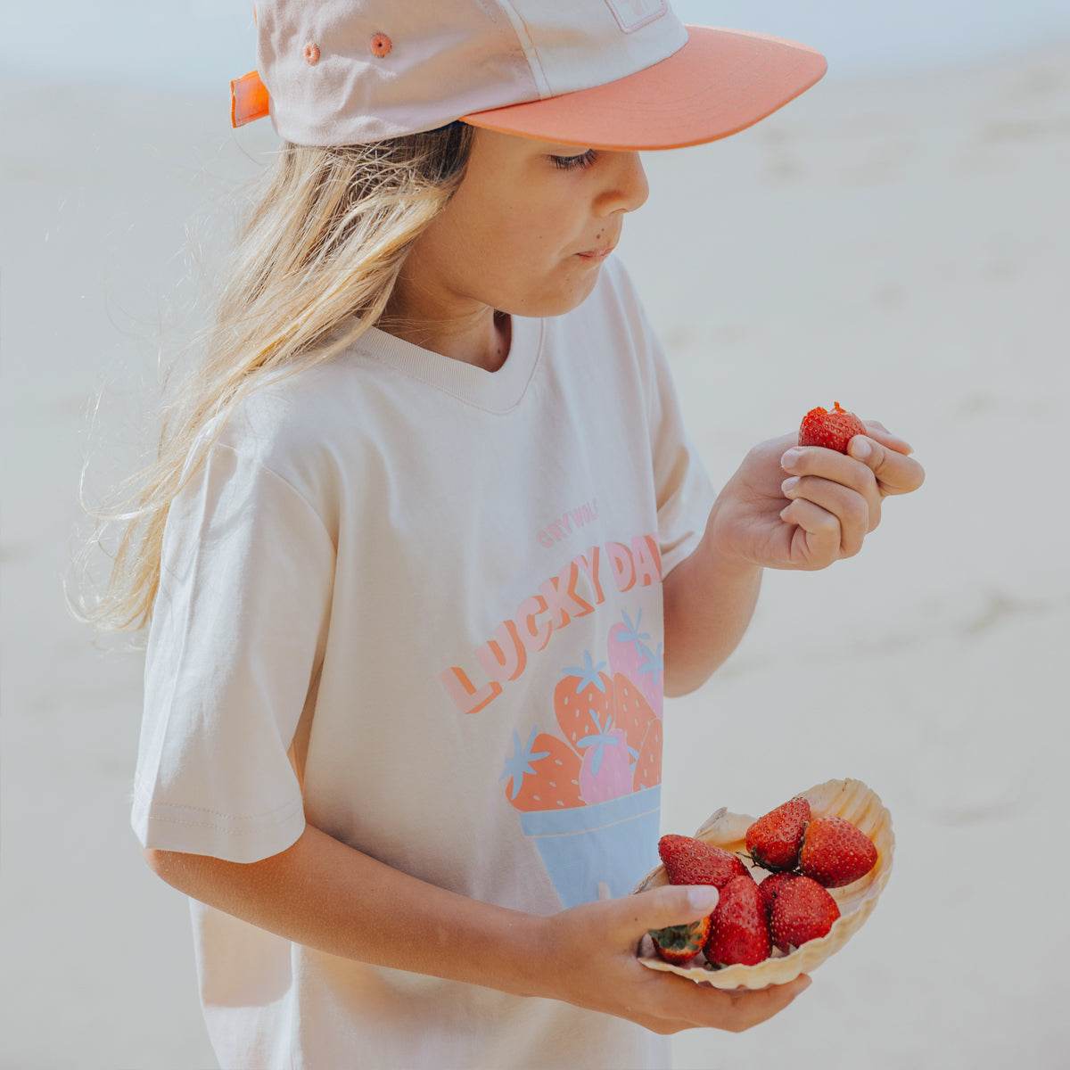 1yr / Strawberries Scratch n Smell T-shirt - Crywolf