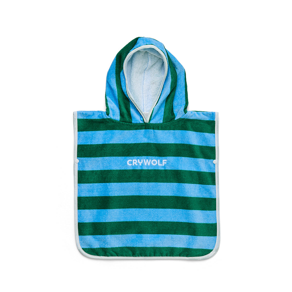 Baby Hooded Towel OS Deck Stripe - Crywolf