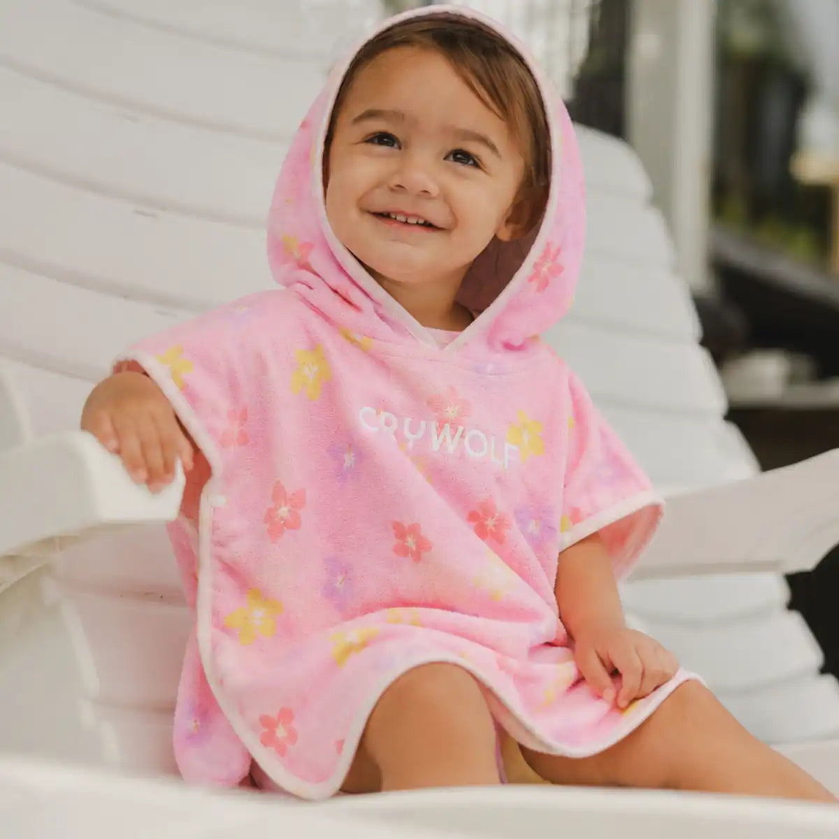 Baby Hooded Towel OS Hibiscus Bloom - Crywolf